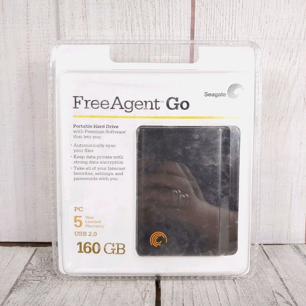 BRAND NEW - Seagate FreeAgent Go - 160 GB - USB External Hard Drive HDD